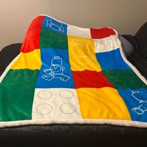 Lego VIP Fleece Block Pattern Blanket